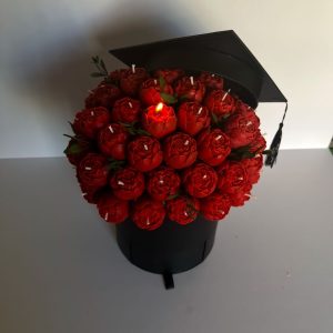 graduation flower box