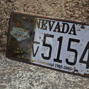 Nevada decorative license plate
