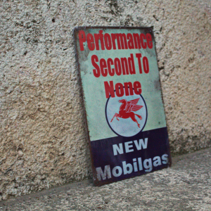 Mobilgas Socony decorative license plate