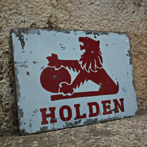 Holden general motors decorative license plate