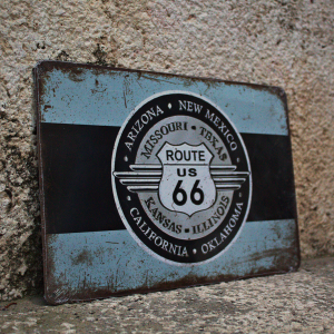 ROUTE 66 decorative license plate